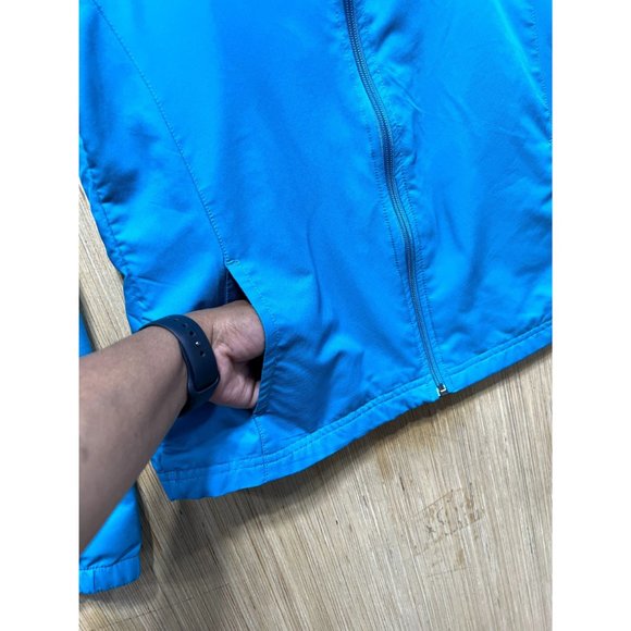 Reebok - Women's Long Sleeve Sports Jacket - Aqua Blue - Medium - Picture 8 of 16